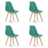 OFERTA Scaun verde KITO cu picioare din fag II. calitate