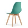 OFERTA Scaun verde KITO cu picioare din fag II. calitate