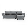 Coltar extensibil reversibil LIVARO 251x140 cm, gri deschis