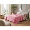 Luxusní Sametový přehoz na postel ASTRALIA, růžový s jemným leskem
