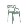 Scaun de masa KATO din plastic, verde salvie