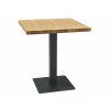92622 stul puro 60x60 s deskou v dekoru dub a kovovou nohou