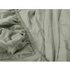Hebké Jersey prostěradlo EXCLUSIVE šedozelené 160 x 200 cm s gumou