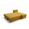 Coltar extensibil de colt TAVERO SLIM, mustar, reversibil, 201x140 cm  Poso 001