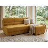 Coltar extensibil de colt TAVERO SLIM, mustar, reversibil, 201x140 cm  Poso 001