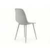 93054 1 designova jidelni zidle osaka plastova svetle seda pro interier i venkovni posezeni