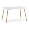 PROMOTIE Masa de dining alba ADRIA 120x80 cm calitatea II