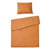 Lenjerie de pat din bumbac CALMORA teracota