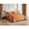 Lenjerie de pat din bumbac CALMORA teracota