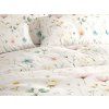 Povlečení PETALUNE krémové s decentním květinovým vzorem