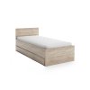 Jednolůžková postel ELISA 90 x 200 cm dub sonoma do moderního interiéru