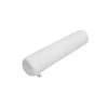 Perna alba din in in forma de cilindru SNOWY WHITE 14 x 55 cm