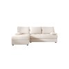 Set colt extensibil cu doua fete VENORIA SLIM 200x143 cm, crem + 2 perne GRATIS