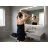 Prosop NORIELLE 70x140 cm negru, 100% bumbac