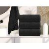 Prosop NORIELLE 50x90 cm negru, 100% bumbac