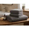 Prosop NORIELLE 70x140 cm gri inchis, 100% bumbac
