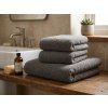 Prosop NORIELLE 50x90 cm gri inchis, 100% bumbac