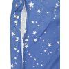 Bavlněné povlečení do postýlky MAGIC STARS modré pro klidný spánek