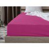Bavlněné prostěradlo s gumou STANDARD 90 x 200 cm purpurové
