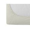 Bavlněné prostěradlo s gumou STANDARD 90 x 200 cm světle béžové