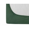 Bavlněné prostěradlo s gumou STANDARD 90 x 200 cm tmavě zelené