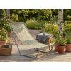 94123 4 skladaci plazove lehatko sand flowers zelene