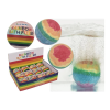 Dětská šumivá bomba do koupele RAINBOW levandule duhová barevný efekt