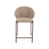 Designová barová židle KIOTO ořech béžová interiér