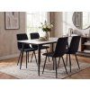 Stylový jídelní stůl RION 130x70 cm bílý mramor designový