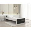 Postel IKAROS DOUBLE 80 x 200 cm, antracit/bílá