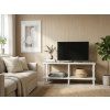 Elegantní TV stolek SOLE 90 cm bílá na nožičkách