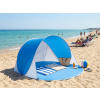 Plážový stan samorozkládací SUNSHADE 190x120 cm modro-bílý s UV ochranou