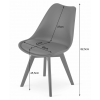 95362 5 elegantni cerna jidelni zidle bali mark s plastovym sedakem