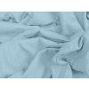 Elastické prostěradlo jersey s lycrou světle modré 180 × 200 cm – perfektní napnutí