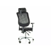 Moderní černé kancelářské křeslo FLEXISEAT Q-118RC s ergonomickým designem
