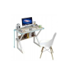 96915 1 stylovy pracovni stul shape 80x40 cm cerny idealni do kancelare