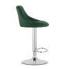 97248 4 akce zelena barova zidle velvet kast ii jakost