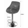 97248 5 akce zelena barova zidle velvet kast ii jakost
