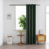 Krásný tmavě zelený sametový závěs DUNES VELVET do moderního interiéru