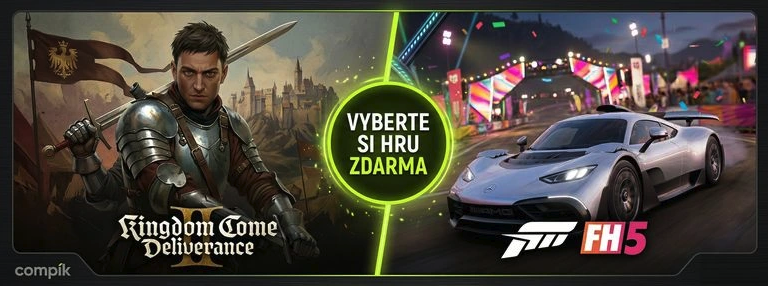 Kingdom Come: Deliverance II nebo Forza Horizon 5 ZDARMA