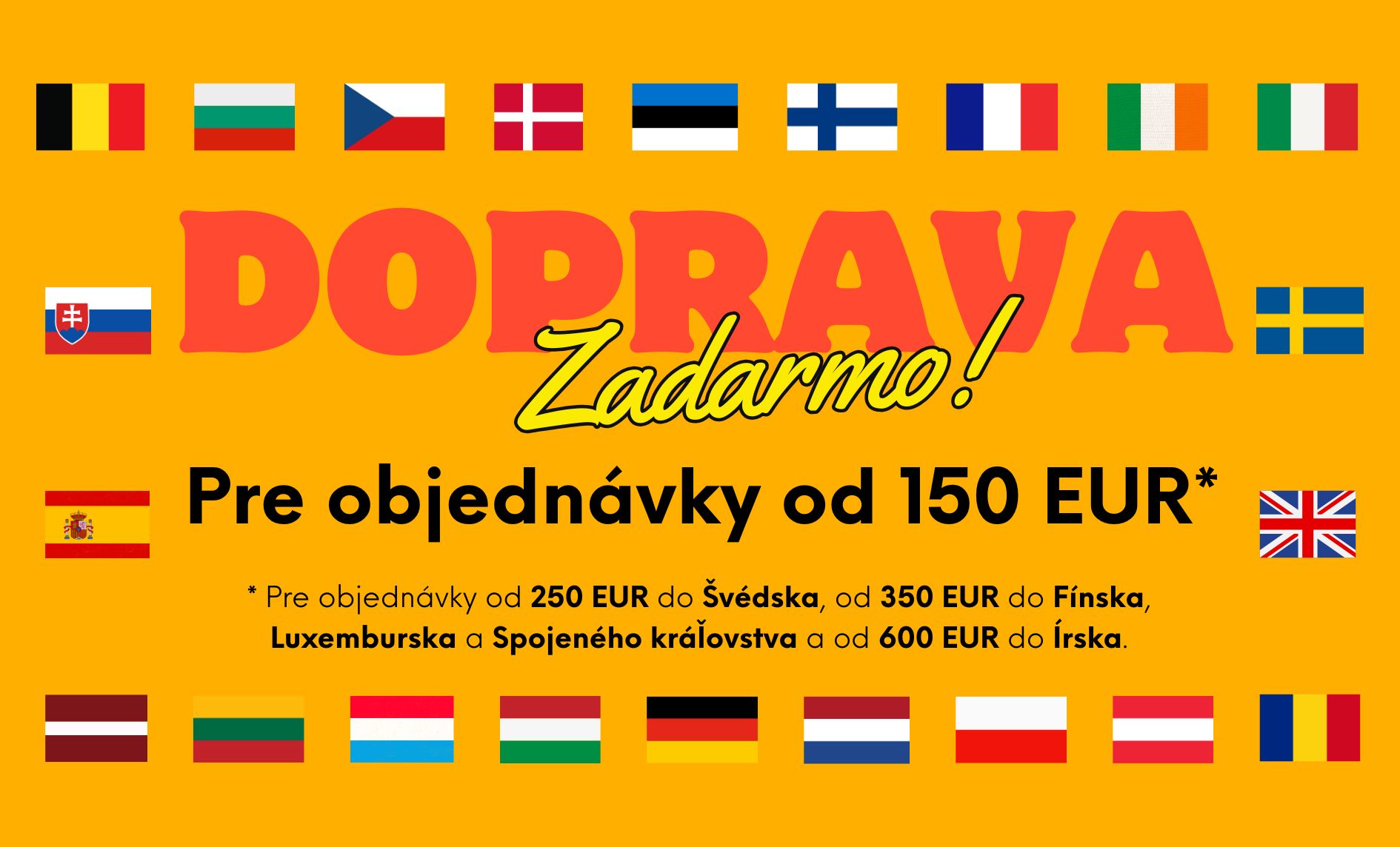 Doprava zadarmo