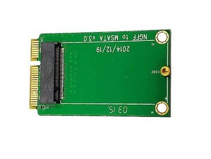 NGFF M.2 zámek B / B+M -> 52 pin mSATA x