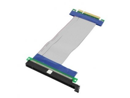 Ribbon kabelová redukce z PCI-e x8 (Male) na PCI-e x16 (Female)