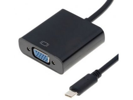 USB 3.1 typu C (kompatibilní Thunderbold 3) -> D-SUB (Female) »ver. 2«