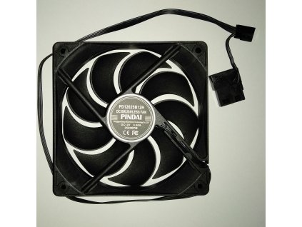 Ventilátor 120 x 120 napájení mini 4pin + molex, 2500 ot./min