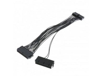 Kabelový duální starter zdrojů  2 x 24 pin (Female) -> 24 pin ATX (Male)