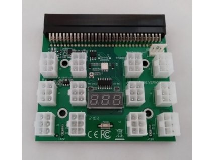 Převodový modul pro serverové zdroje na 12 x 6 pin GPU napájení