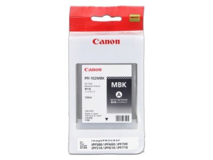 CANON INK PFI-102 MATTE BLACK iPF-500, 600, 700