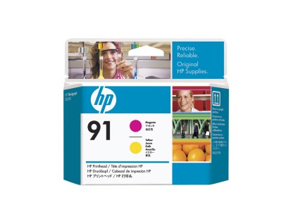 HP no 91 - purpurová a žlutá tisk. hlava, C9461A