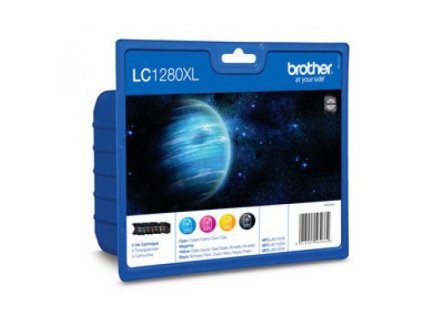LC-1280XLVALBP (inkoust multipack-černá+tři barvy)